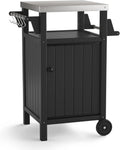 Movable Portable Outdoor Table Stainless Steel Patio Kitchen Island