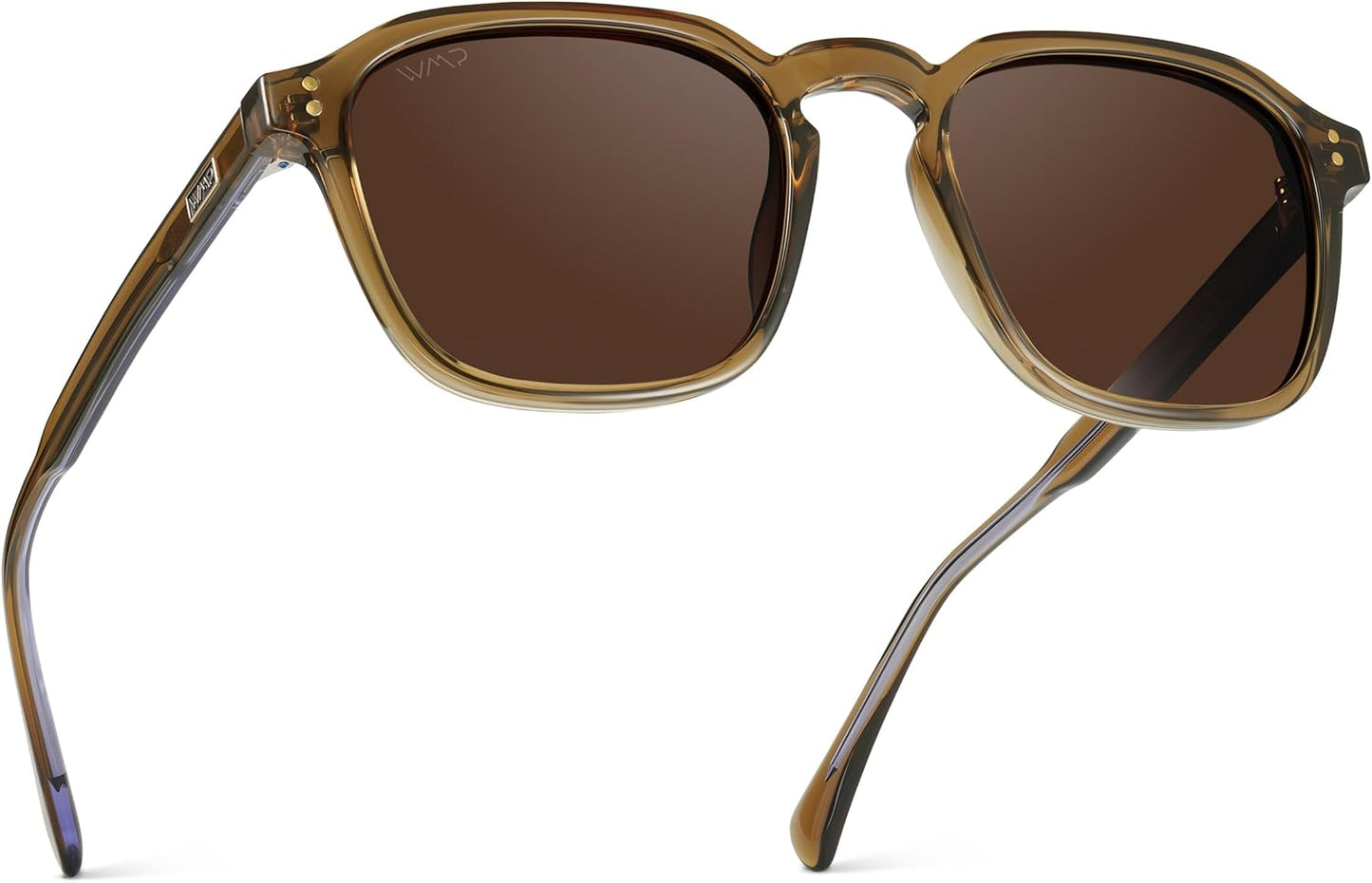 WMP Eyewear Men's Polarized Square Sunglasses for Modern Style