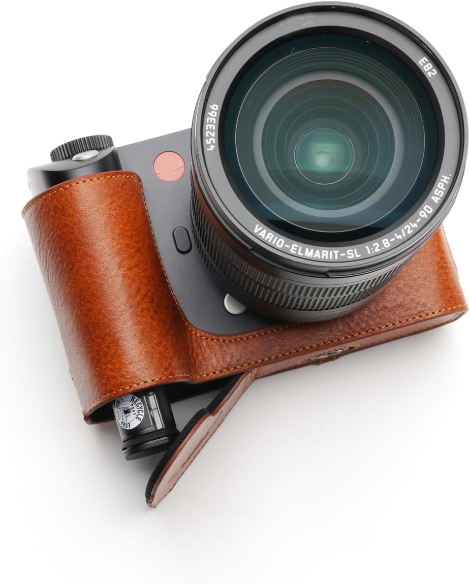 Handmade Genuine Leather Half Camera Case for Leica SL2