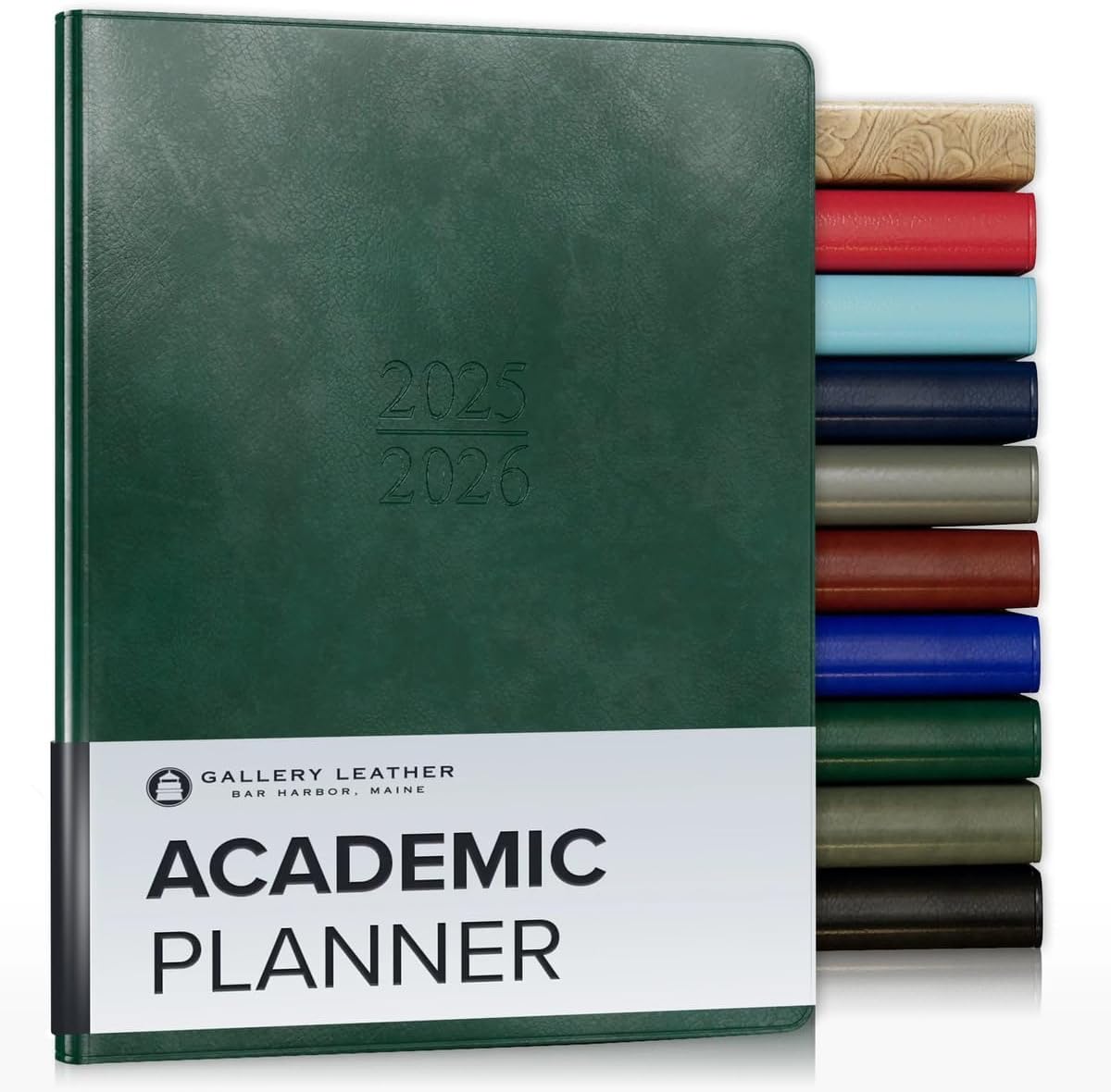 Gallery Leather Academic Planner 2025-2026 for Students & Teachers