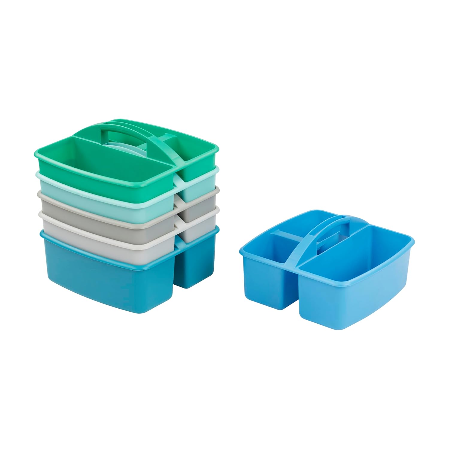 ECR4Kids 3-Compartment Storage Caddy Set for Versatile Organization