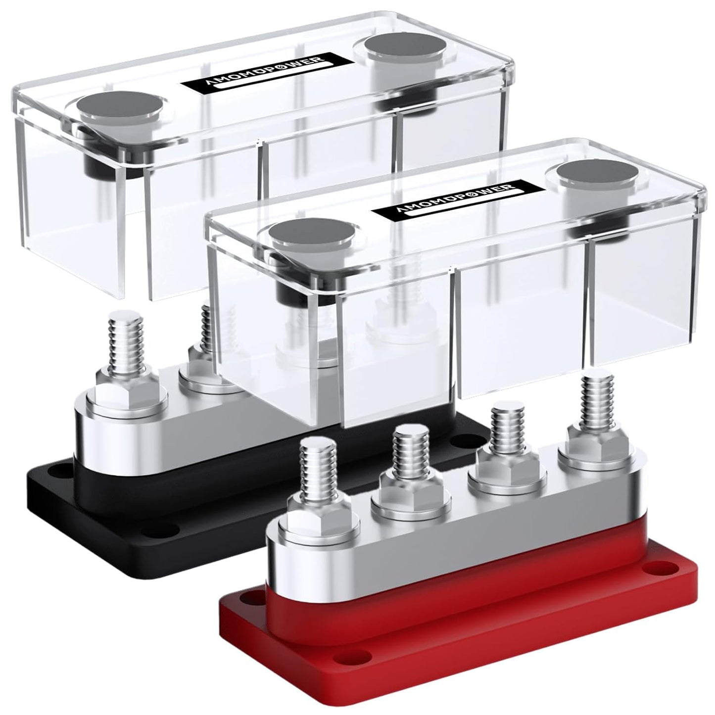 600A High Current Bus Bar with 4 Studs for Electrical Connections