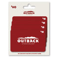 Outback Steakhouse Gift Cards Multipack of 4 for $60 Delight