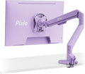 Pixio PS1S Wave Purple Monitor Arm Stand for 32 in Monitors