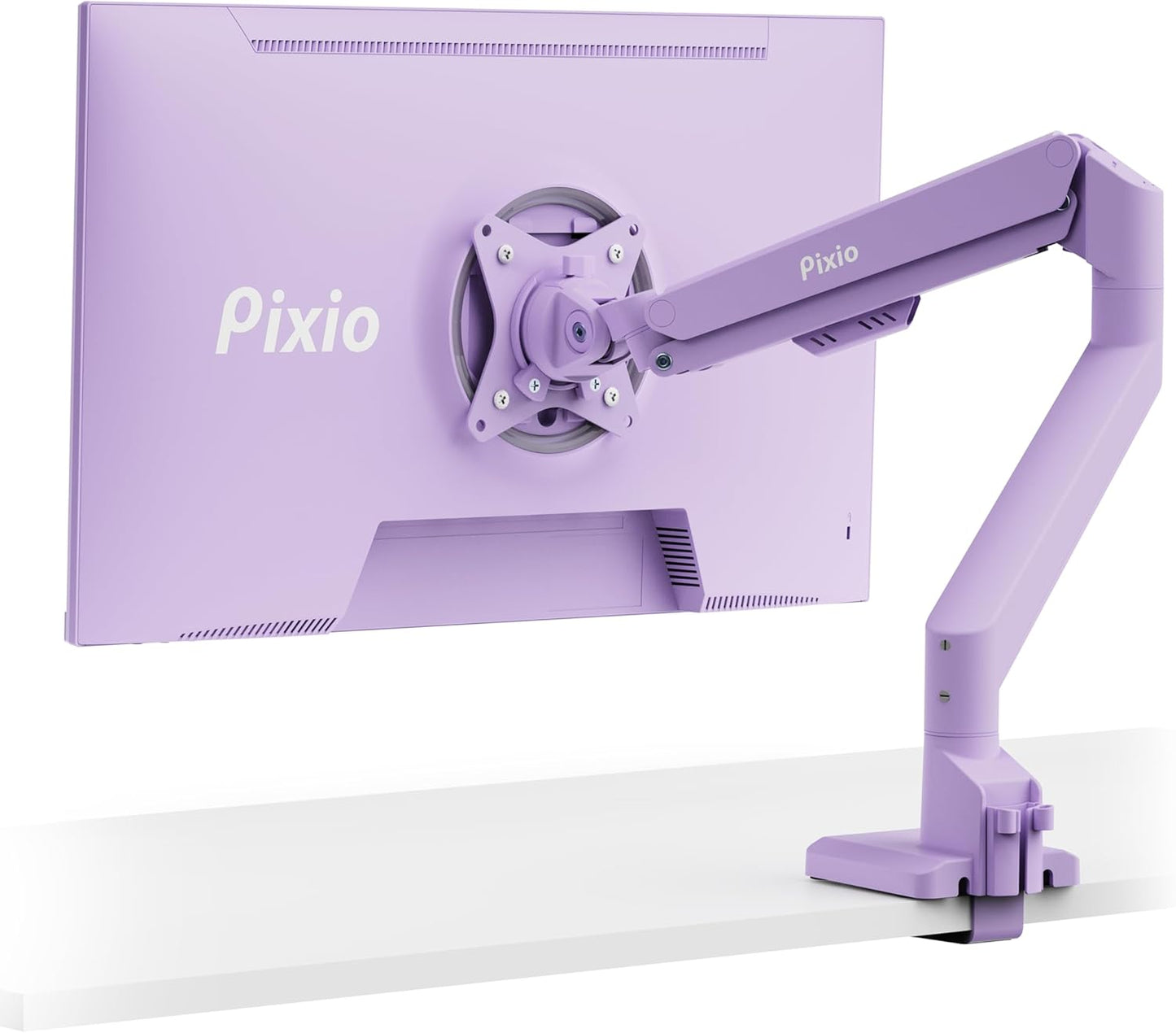 Pixio PS1S Wave Purple Monitor Arm Stand for 32 in Monitors