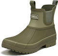 HISEA Women's Duck Chelsea Rain Boots - Waterproof Garden Comfort
