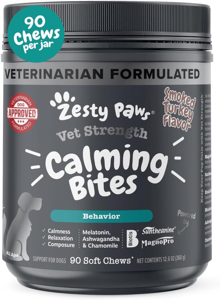 Zesty Paws Vet Strength Calming Chews for Everyday Stress