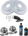 Front Brake Pad & Rotor Kit for 2005-2007 TITAN QX56 Armada - G-Coated