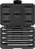 TEKTON 3/8 in Drive Long Hex Bit Socket Set, 8-Piece - Extra Reach