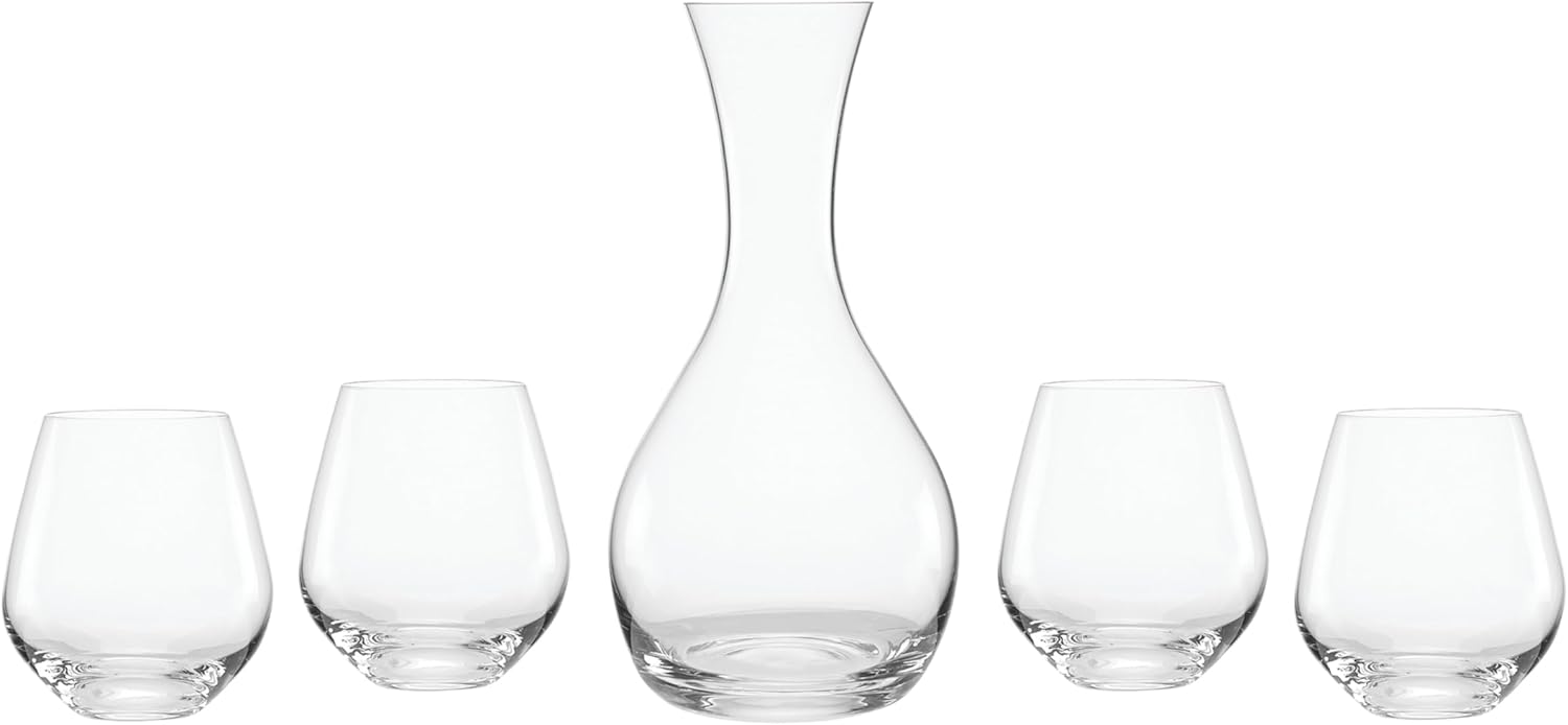 Lenox Tuscany Classics 5-Piece Decanter & Glass Set for Entertaining
