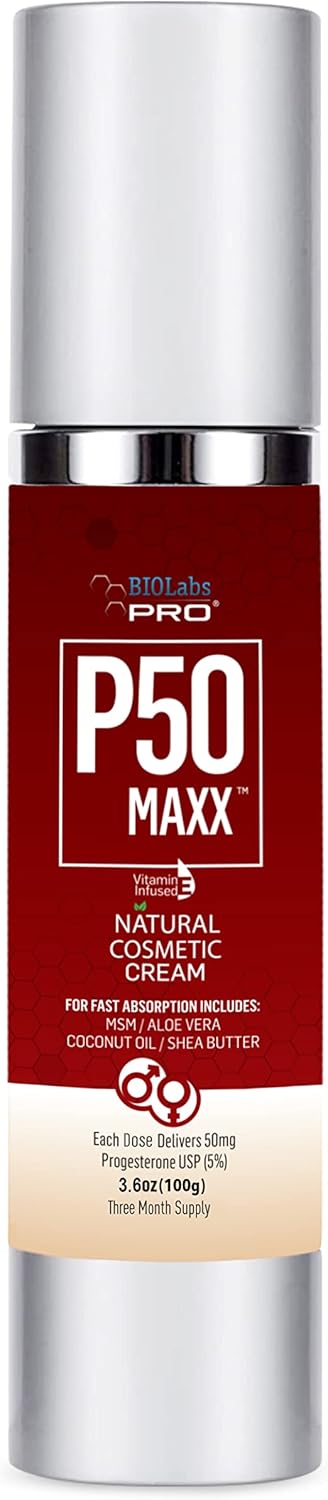 BIOLABS PRO All Natural P50 Maxx Cream for Hormonal Balance