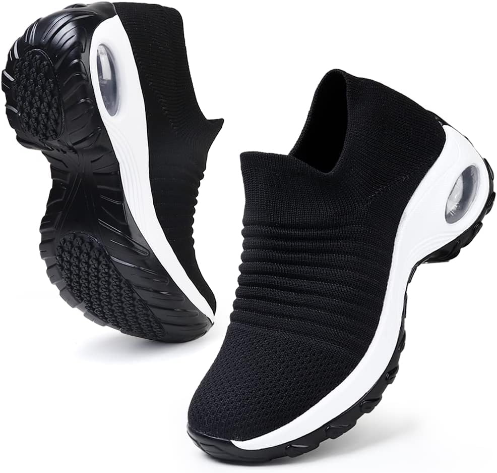 HKR Women's Walking Shoes with Arch Support for Comfort