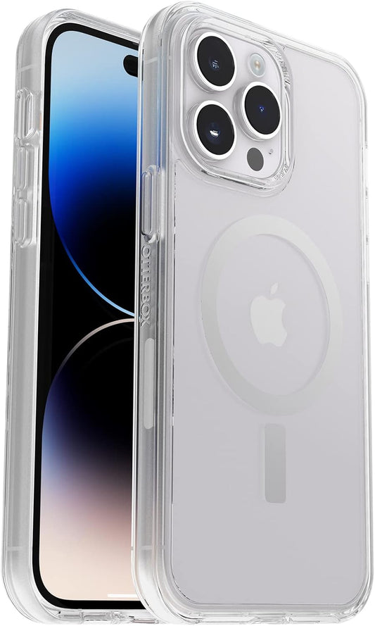 OtterBox iPhone 14 Pro Max Symmetry Series+ Case - Clear & Tough
