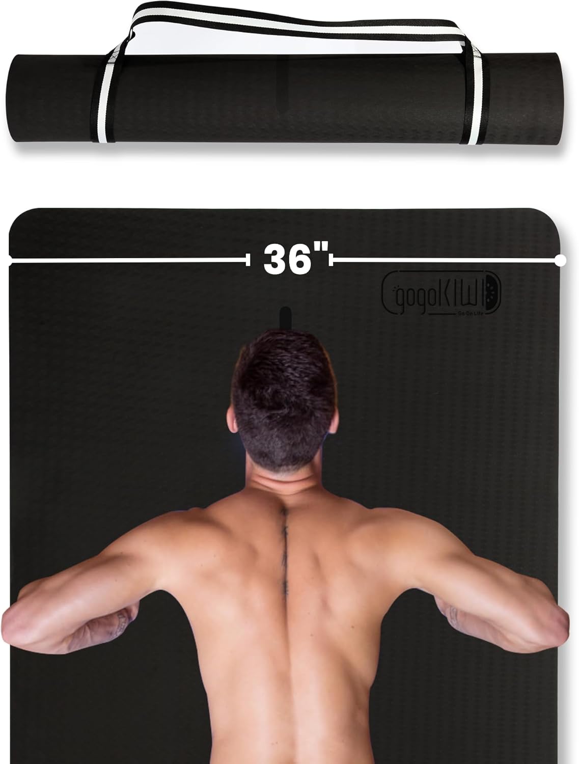 Extra Wide Non Slip Yoga Mat - Enhance Your Practice!