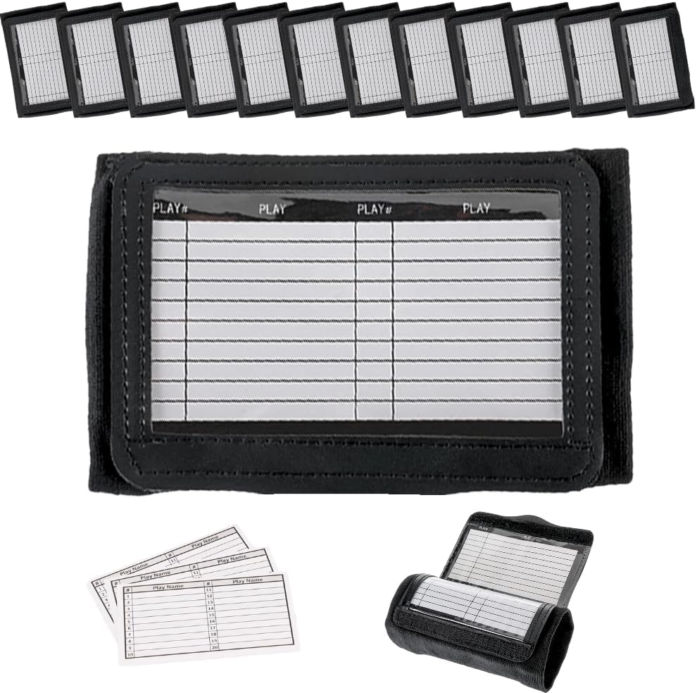 DD QB Playbook Wristband for Youth and Adult Football Players