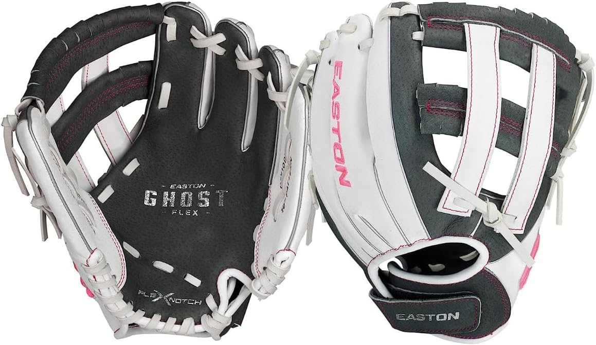 Easton Ghost Flex Youth Softball Glove for Beginners 10-12 in