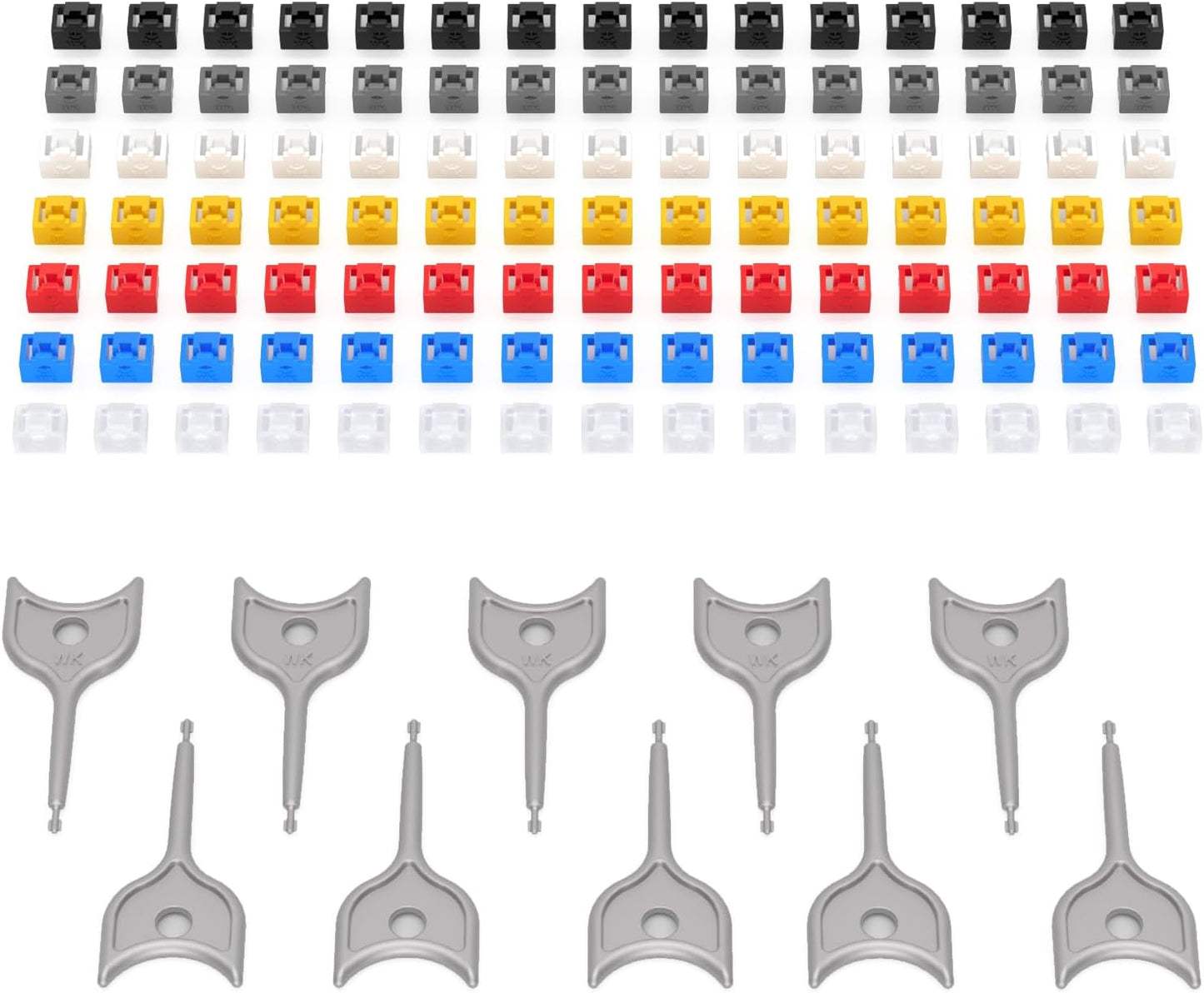 105 Pcs RJ45 Port Lock with Key for Secure Network Protection