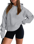Women Casual Pullover Hoodie Sweatshirt - Loose Fit Oversized