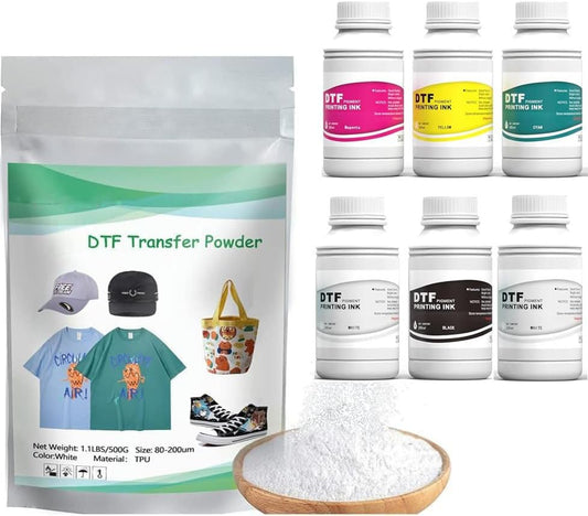Vibrant DTF Ink & Powder Set - Procoloredfun