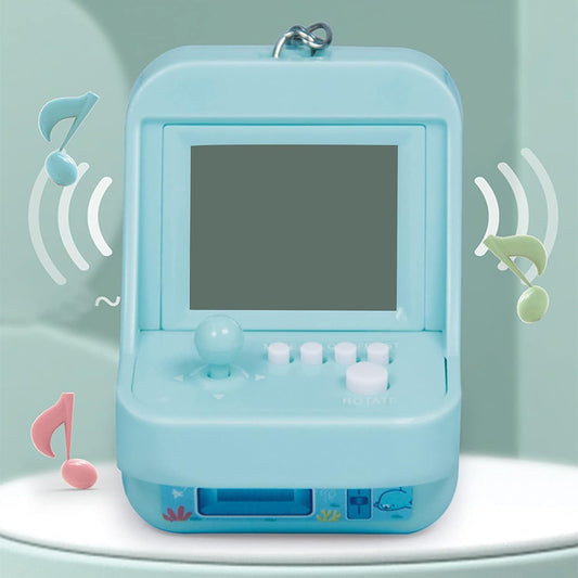 Portable Mini Arcade Keychain with 26 Games!