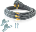 Eastman 4 ft Electric Dryer Cord 50 Amp 3-Prong - Reliable Fit