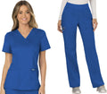 Cherokee Scrub Set For Women - Modern Classic Fit Mock Wrap Top & Pant