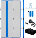 Tuxedo Sailor Inflatable Gymnastics Tumble Mat with Pump - Durable PVC