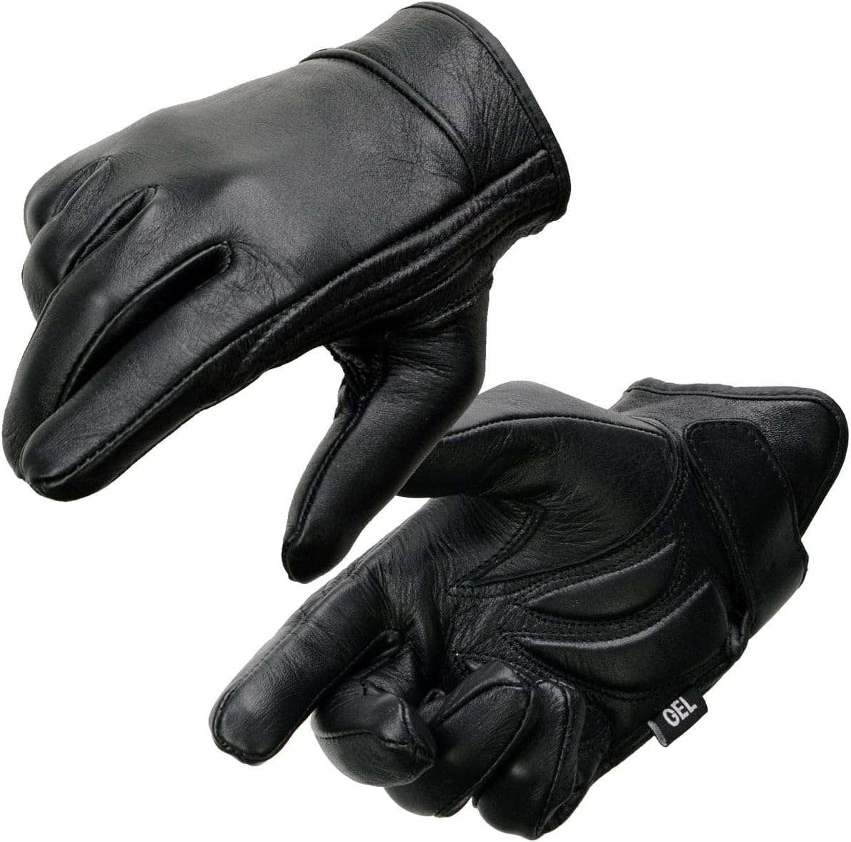 Milwaukee Leather Gel Padded Wrist Gloves - Ultimate Protection!
