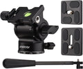 Compact Fluid Tripod Head Pan Tilt Ballhead - Smooth Video Control