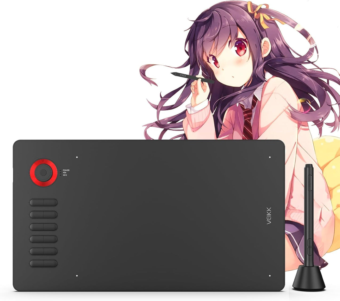 VEIKK A15Pro Digital Drawing Tablet with Tilt Functionality