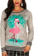 Women's Ugly Christmas Sweater Pullover - Embellished Holiday Knit