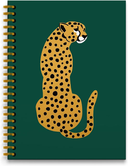Leopard Spiral Notebook for Stylish Note-Taking