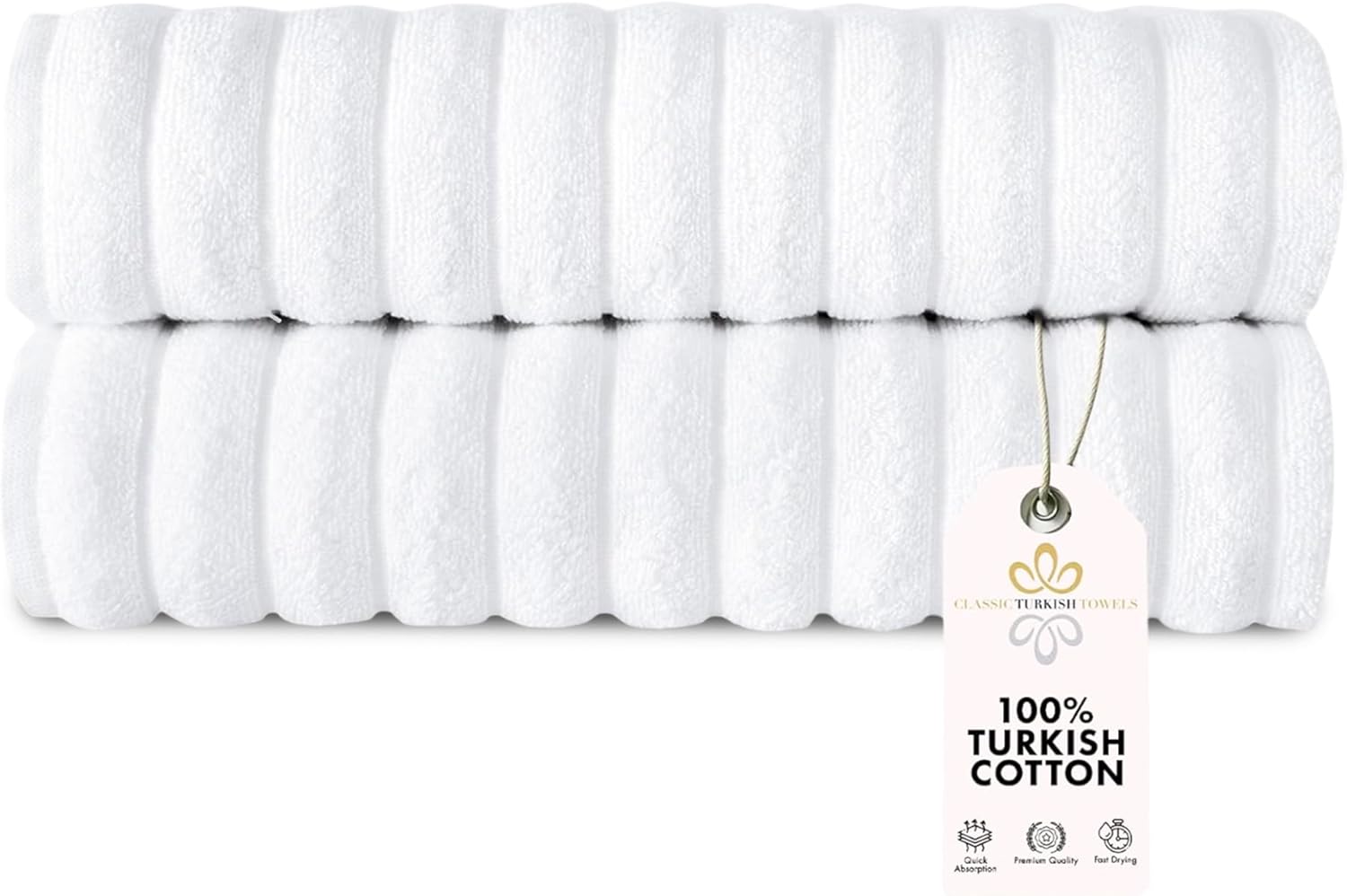 Premium Turkish Cotton Bath Towels Set for Spa-Like Comfort