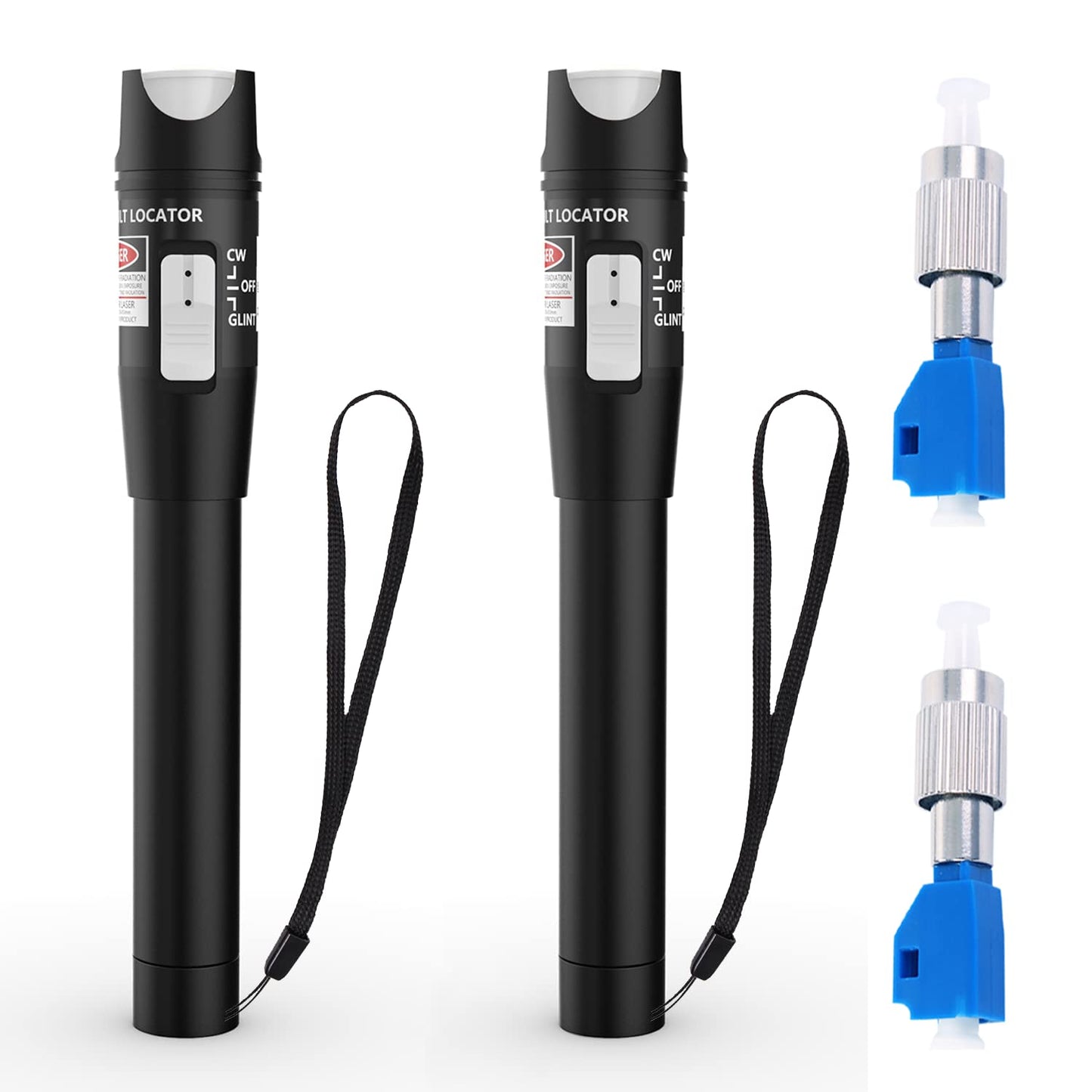 2PCS Visual Fault Locator Kit for Accurate Fiber Testing