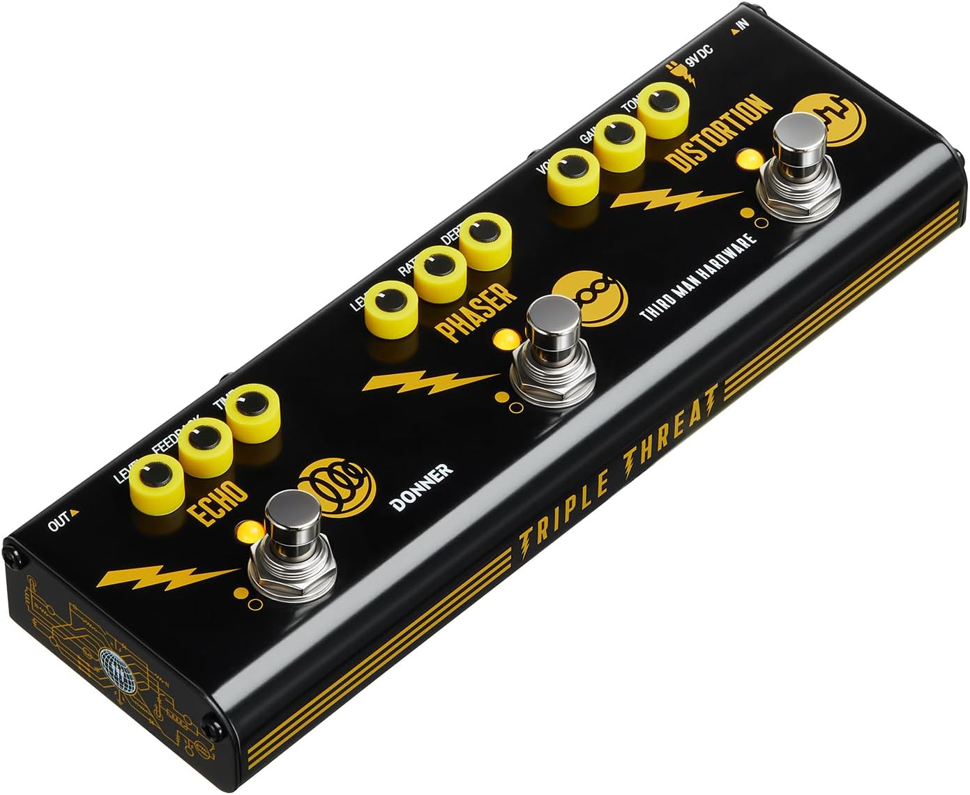 Triple Threat Guitar Pedal Set by Donner