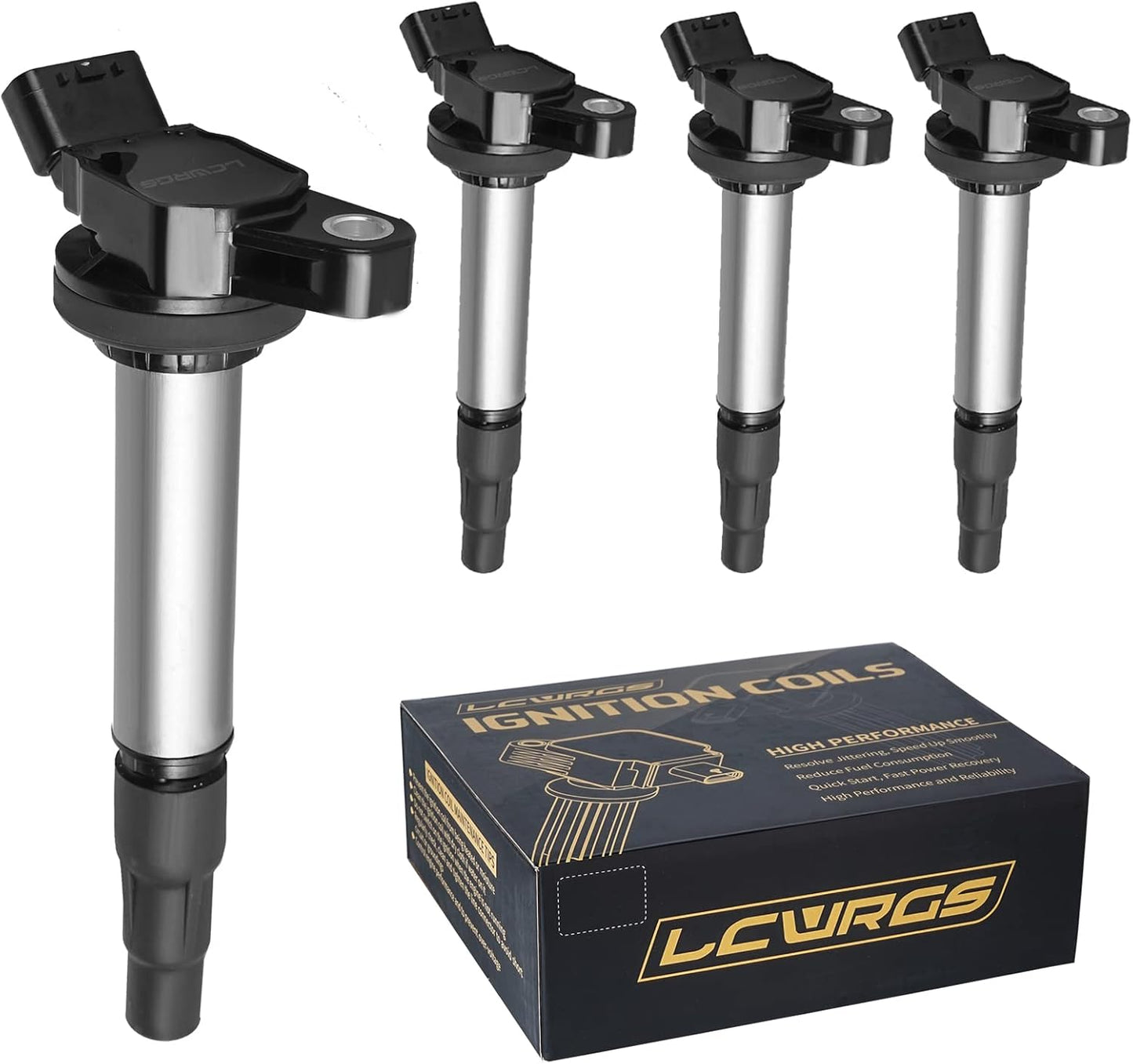Pack of 4 Ignition Coils for Toyota Corolla Prius Matrix Scion