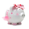 Child to Cherish Ceramic Piggy Bank for Girls Ava's Tutu - Keepsake