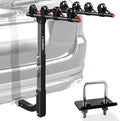 4-Bike Hitch Rack for 2 in Receiver - Foldable, Heavy-Duty Carrier