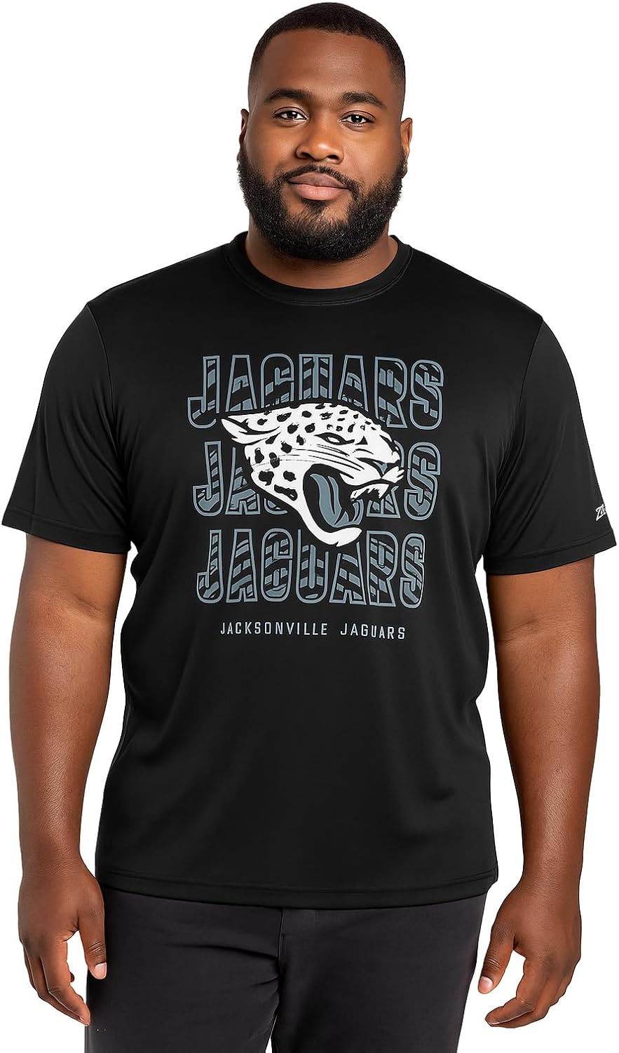 Zubaz NFL Men's Short Sleeve Team Graphic T-Shirt for Fans