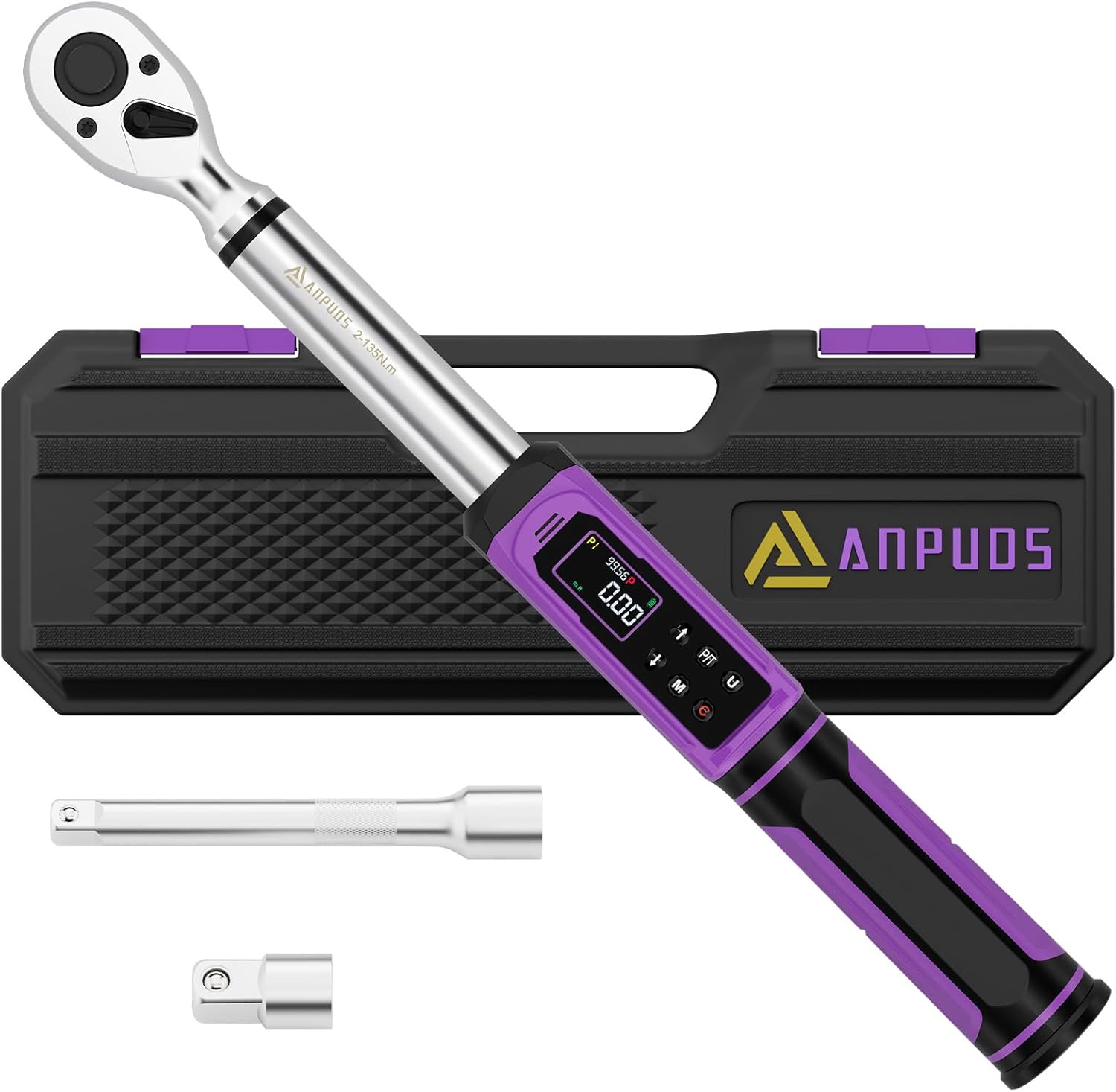 Digital Torque Wrench 3/8 Drive with High Accuracy and Alerts