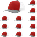 Richardson 112 Classic Six-Panel Adjustable Trucker Cap - Durable look