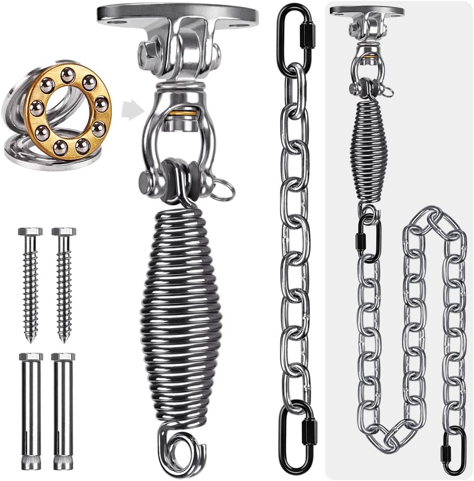 SELEWARE Hammock Chair Hanging Kit - Heavy Duty Swing Hanger