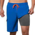 BRISIRA Mens Swim Trunks 9 in Inseam - Comfortable 2-in-1 Liner Men's