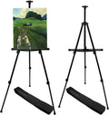Art Easel Stand Adjustable Tripod Easel for Canvas Display - Portable
