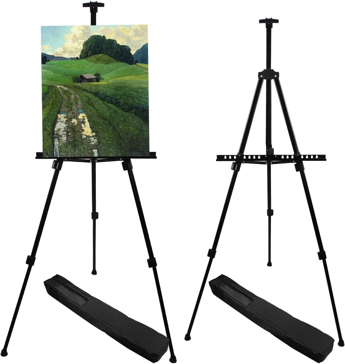Adjustable Metal Tripod Easel Stand for Painting Canvases