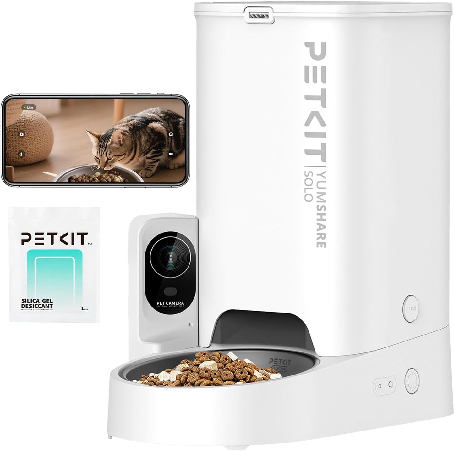 PETKIT Automatic Cat Feeder with 1080P HD Camera and More