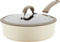 Rachael Ray Cook + Create 3 Quart Saute Pan with Lid - Almond