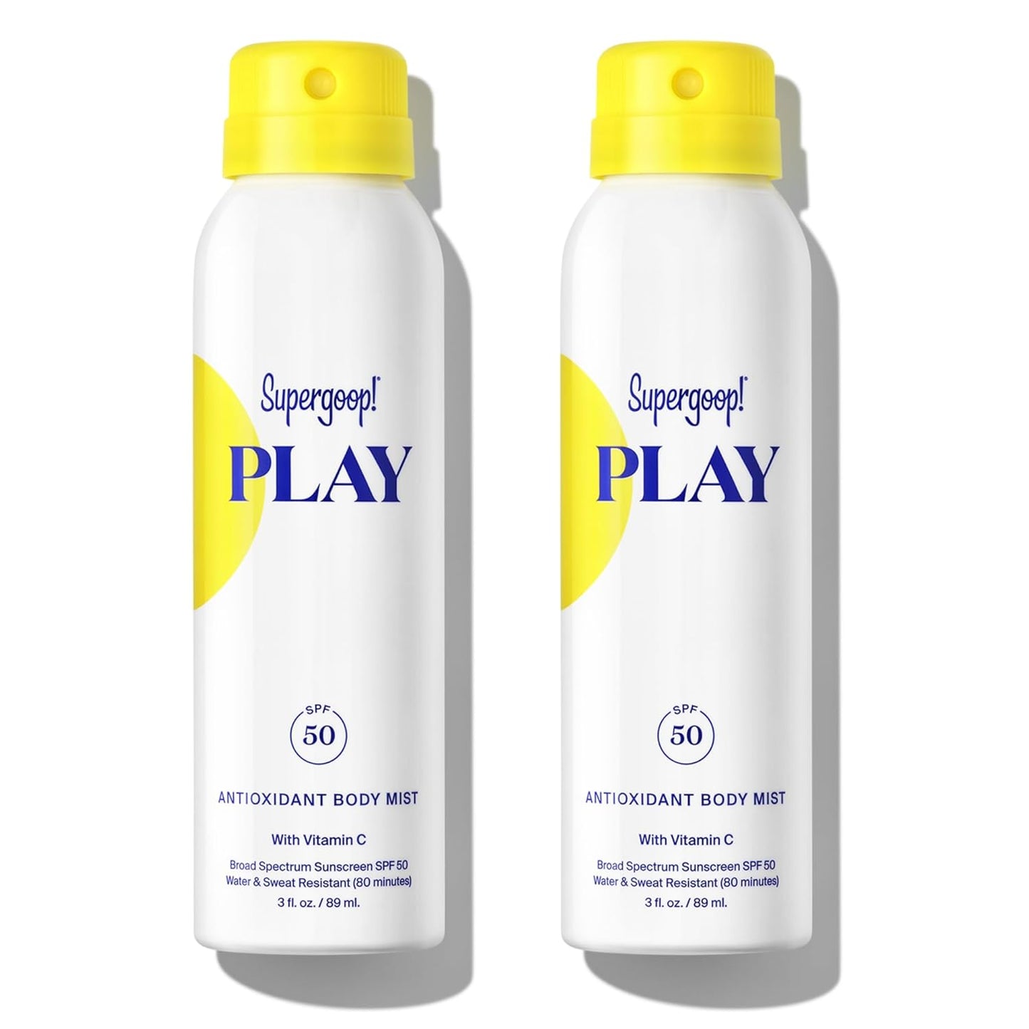 Supergoop! PLAY SPF 50 Antioxidant Body Mist for Active Days