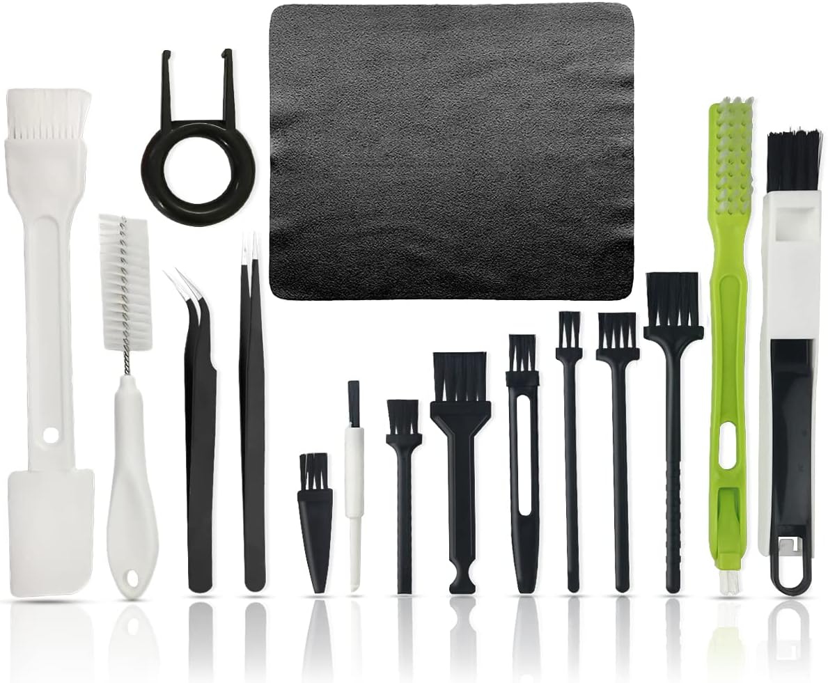 Anti-Static Keyboard Brush Set | Easy Carry & Clean