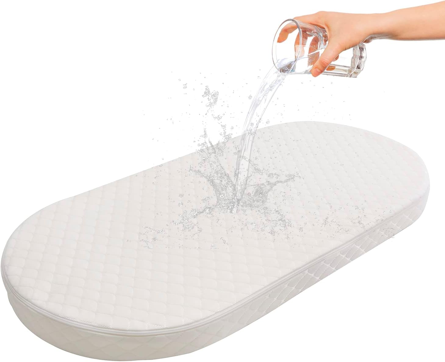Breathable Bassinet Mattress Pad for Dream On Me Karley Cradle